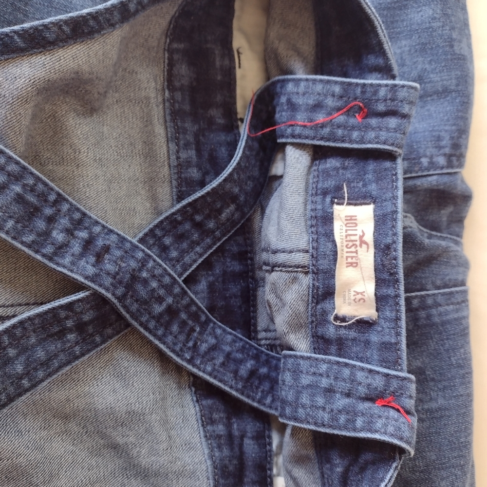 Hollister overalls size xs women tween teen like new condition - Picture 8 of 11
